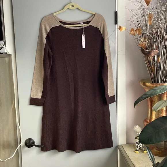 cotton knit sweater dress The Ribbed Sweater Dress main image 0
